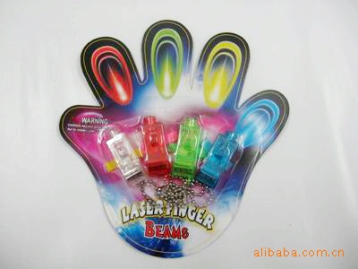 发光手指灯 光影魔术手灯 激光灯 玩具 儿童礼品