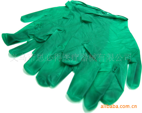【批发绿色PVC手套,一次性绿色PVC手套】价