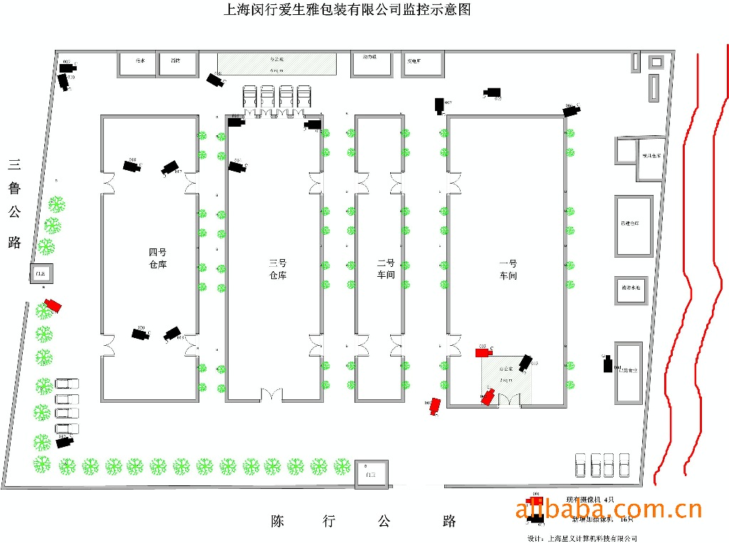 上海监控 上海工厂监控 上海监控系统 上海安防图片_5