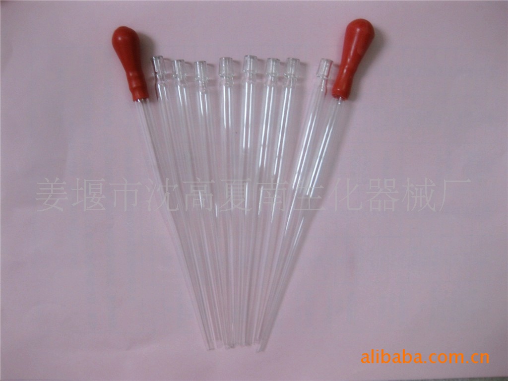 厂家直供各种规格玻璃滴管,玻璃胶头滴管,吸水管