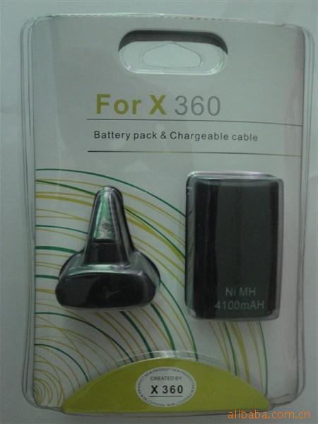 游戏机XBOX360电池包2100毫安图片,游戏机X