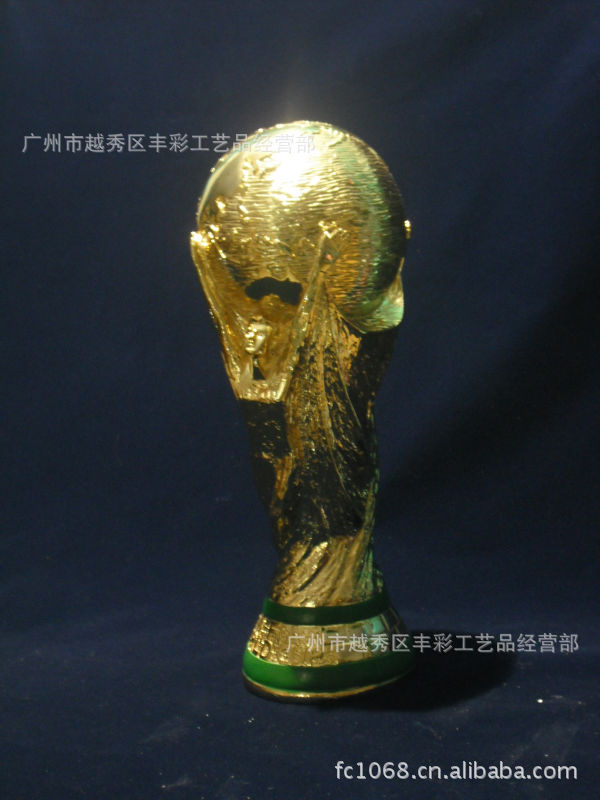 【足球奖杯|高品质真空电镀金属奖杯|足球比赛