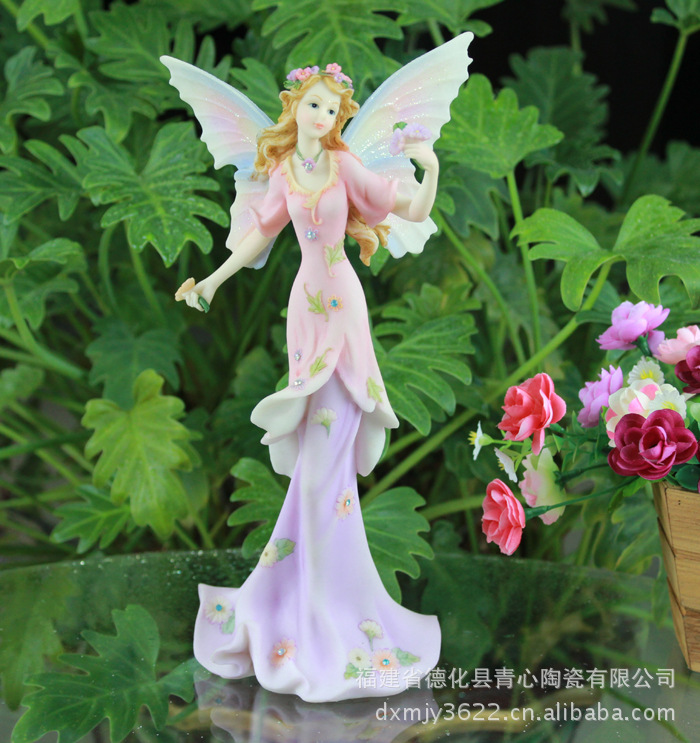 供应树脂工艺品花仙子/镂空花仙子 2012新品 创意礼品 精灵仙子