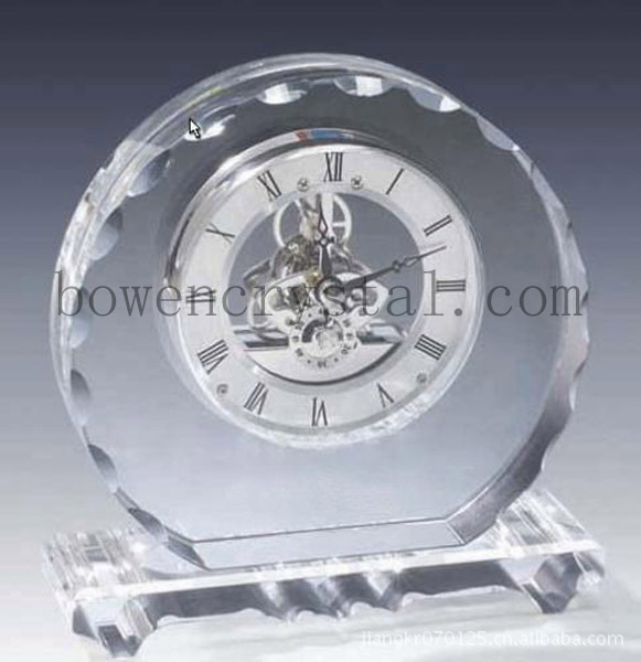 【生产、开发中高档k9、k5各种材质水晶钟表