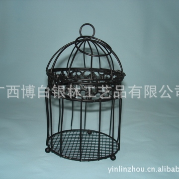 【铁线鸟笼 烤漆】可做铁线篮 冲压件 铁皮桶等铁制工艺品