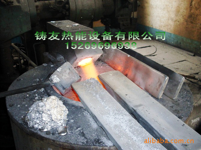 热风式小型熔铜反射炉 坩埚化铜炉 废铜熔化快能耗低