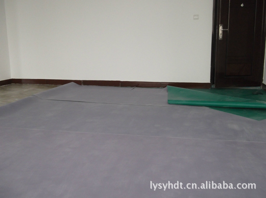 PVC运动地板、军绿色、厚度4.5mm,PVC运动