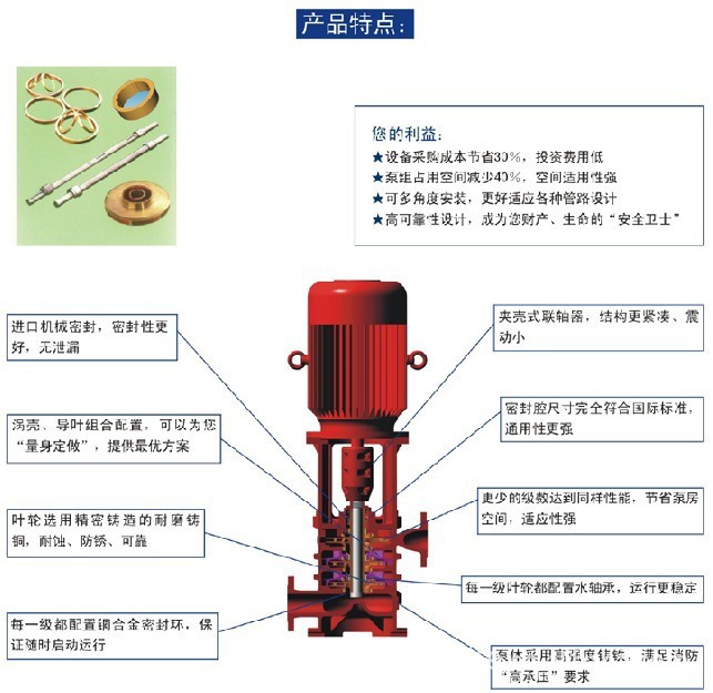 多级离心泵-vmp立式多级离心泵/多级热水型离心泵/建筑用水供给泵