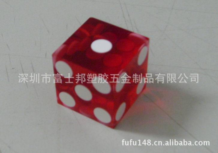 供应骰子 直角色子dice 6面六面骰子 圆角骰子