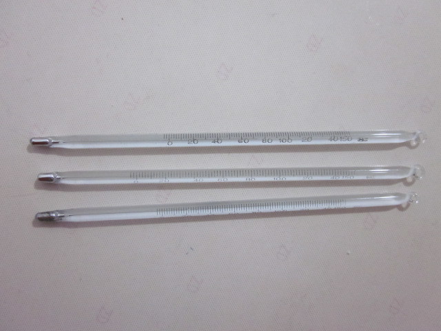 300mm0-100℃水银温度计图琠7