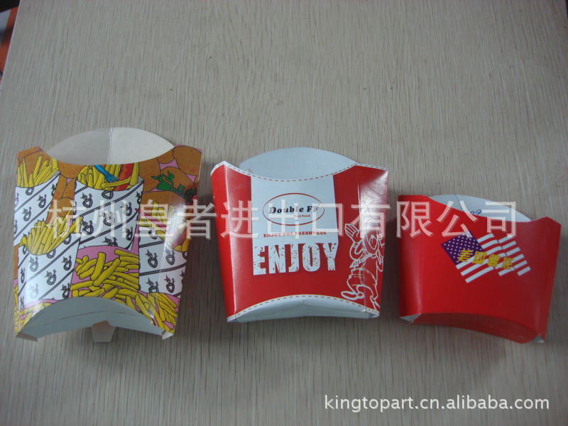 膨化食品包装盒,薯条盒,土豆丝盒子,一次性食品包装盒,快餐盒