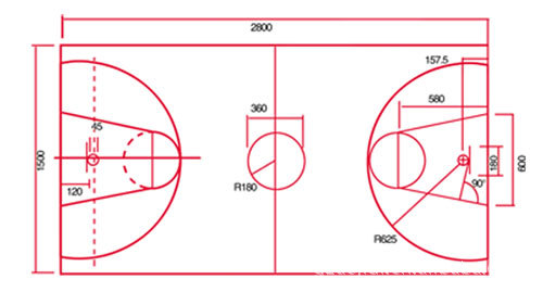 供应体育器材150型nba篮球架