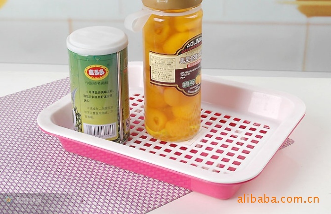 【专业v专业厨房用品双层尼龙滴水箩蔬菜夹子弹簧水果塑料图片
