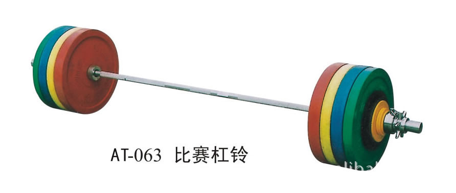 ①标准杠铃:由横杠,杠铃片和卡箍三部分组成.