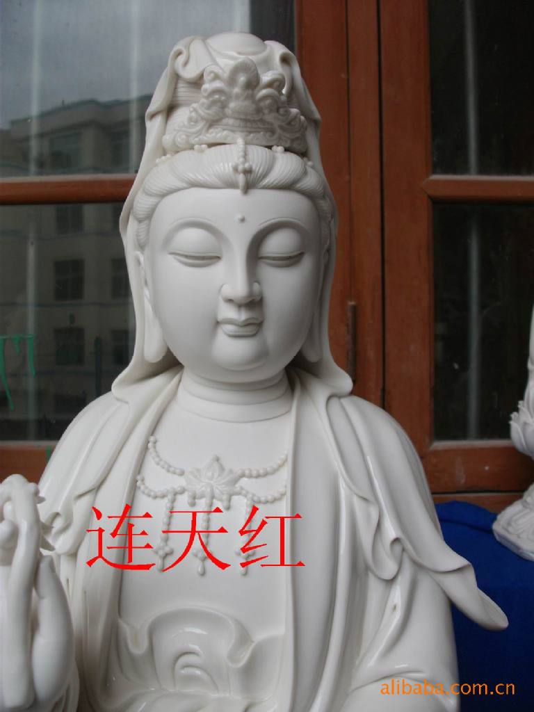 【德化县大型陶瓷雕塑观音菩萨王业潘开发大型