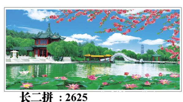 【山水画/纸画墙画c722别墅/南山风景画别墅价格山水温泉国信图片