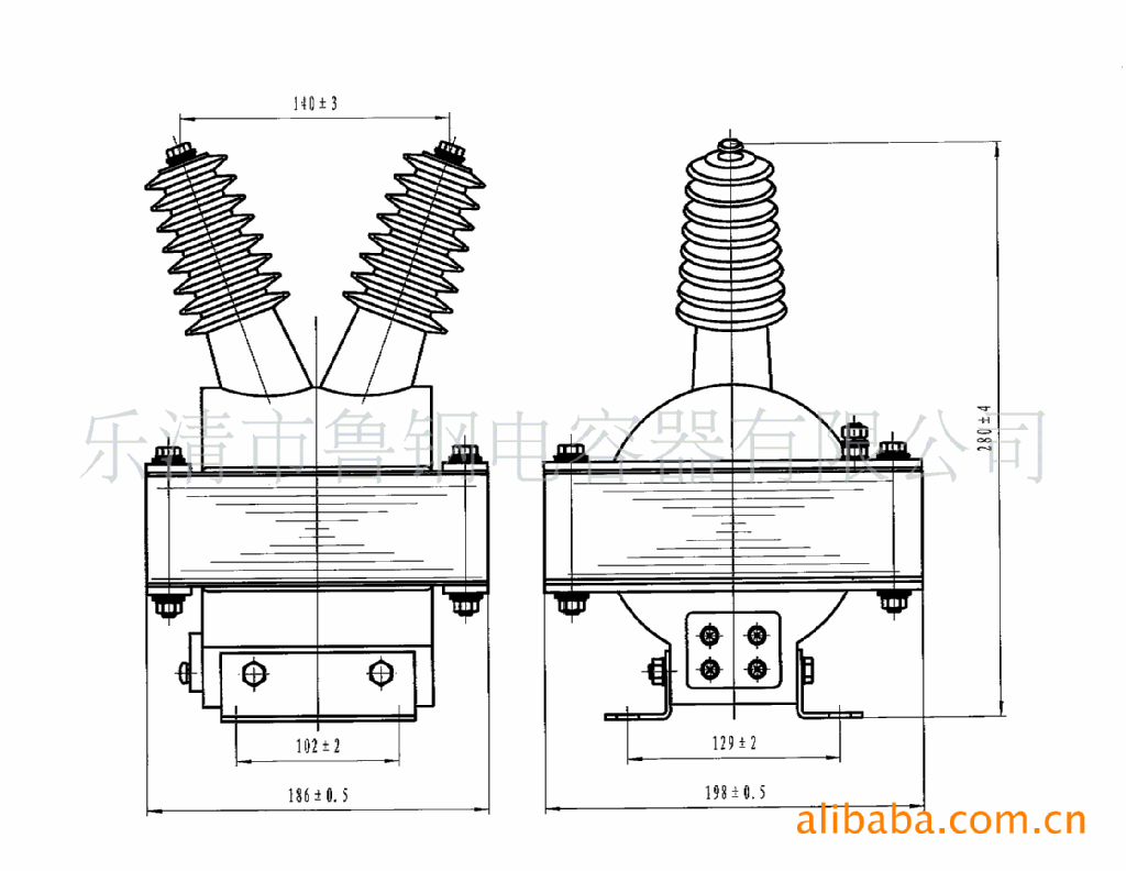 专业生产干式户内放电线圈,带二次绕组fdr3(fd2)-10kv