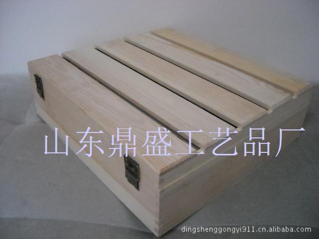 山東曹縣鼎盛工藝品廠曹縣木盒四支裝紅酒禮盒木盒定做紅酒禮盒