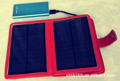 【便携式太阳能笔记本手机充电器太阳能折叠方
