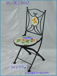 滢发  铁艺座椅 大方 休闲座椅 马赛克椅面 创意 可定做。