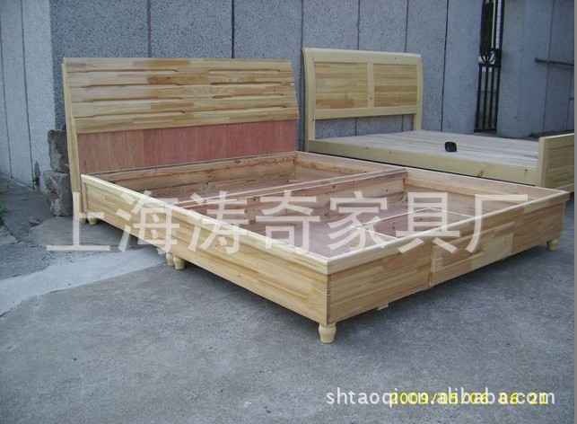 【实木床 实木箱床 特价床 环保床】