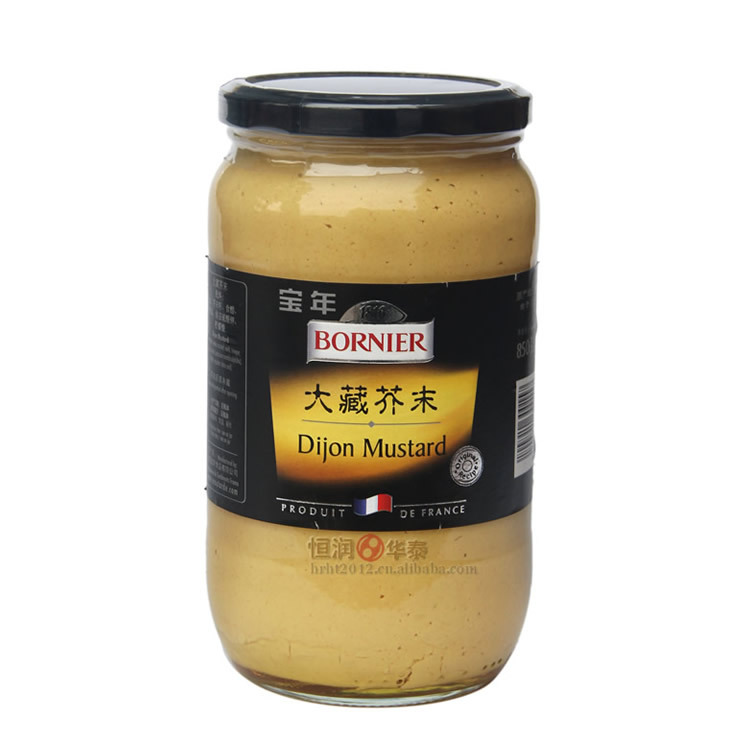 【BORNIER Dijon Mustard 宝年大藏芥末850g