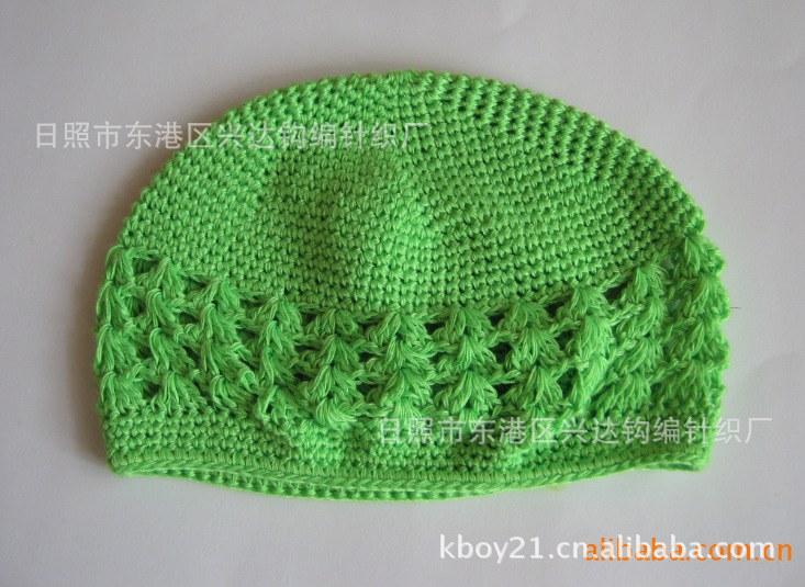 定制 手工钩帽子手勾婴儿帽钩编宝宝鞋钩针帽编织帽针织毛线帽