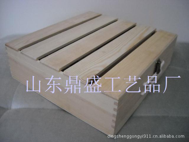 山東曹縣鼎盛工藝品廠曹縣木盒四支裝紅酒禮盒木盒定做紅酒禮盒