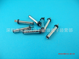 厂家自产自销dc3.5插头3.5*1.35扁尾焊线