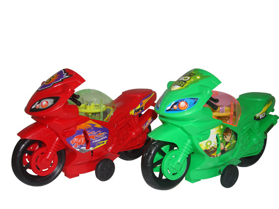 【灯光拉线摩托赛车玩具糖果 盒装(产品编号:Q