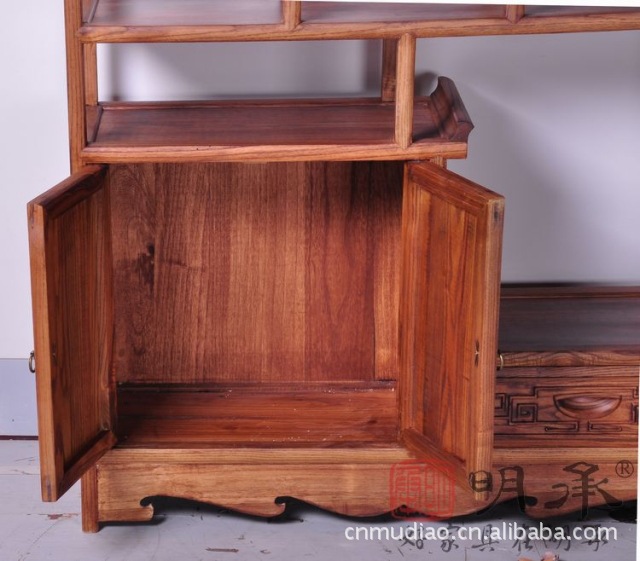 【明承古典\寿字博古架\价格榆木】油漆,家具,图家具厂家品类图片