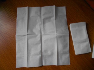 【厂家供应】酒店餐厅怡和牌8张盒装纯木浆四折餐巾纸/纸巾