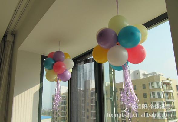 厂家直销 1.8g珠光气球 婚房布置气球 6号10寸