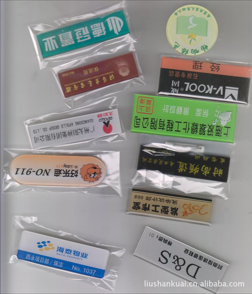 【滴塑胸章。滴胶徽章。胸牌塑料.滴胶胸牌】可v胸章置物架图片