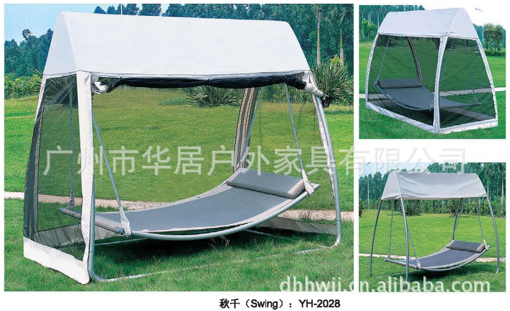 供应yh-2039红胡桃秋千椅 实木摇椅 户外休闲吊床