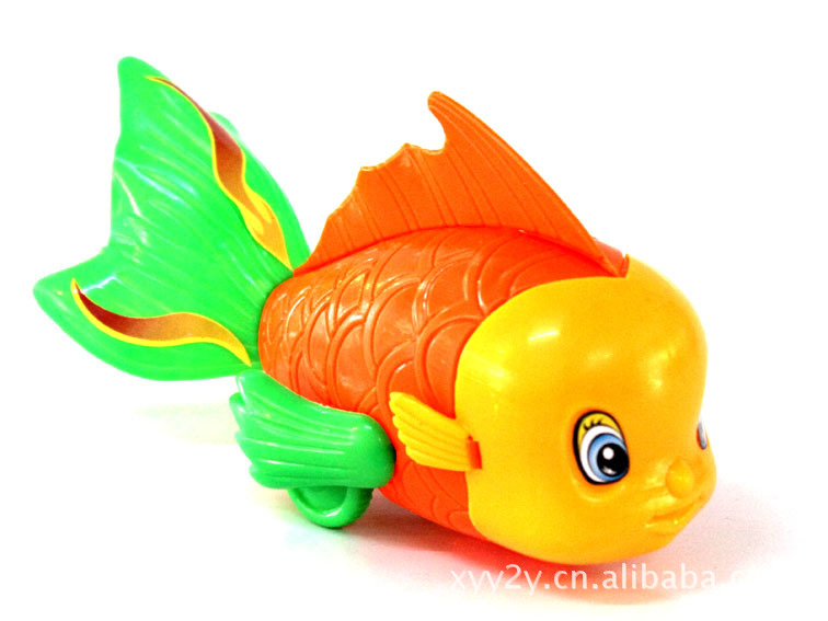 【新款益智玩具批发 儿童拉线金鱼玩具 造型美
