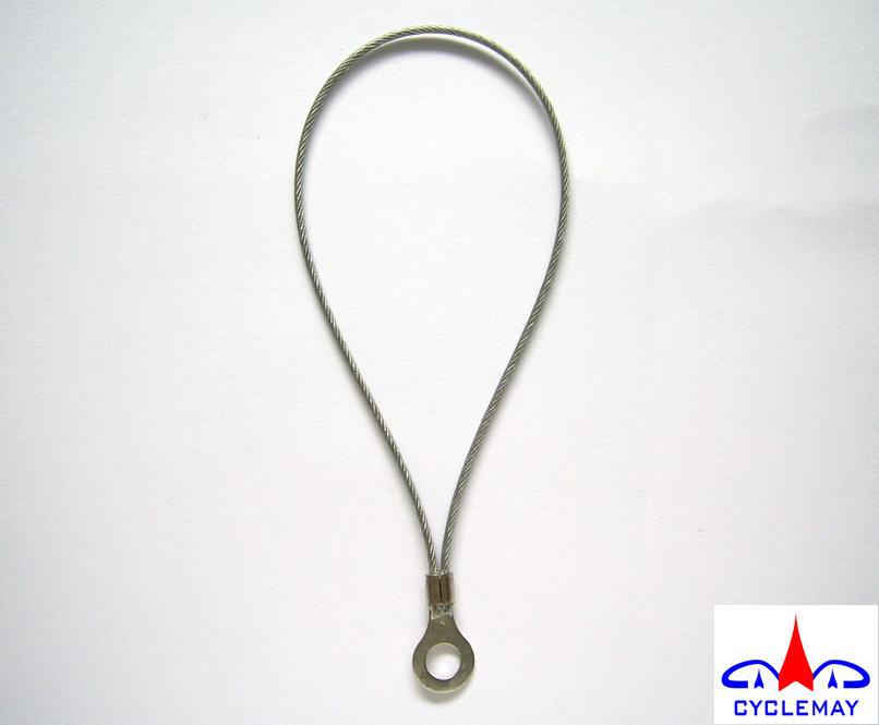 【供应排球网钢丝绳,双拉环钢索,安全吊线,安全