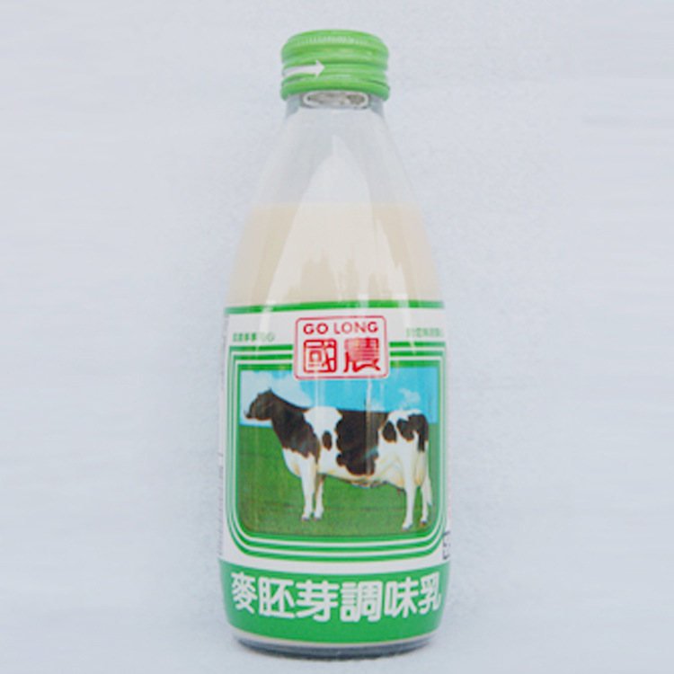 【台湾进口乳饮料 国农麦胚芽调味乳250ml*24