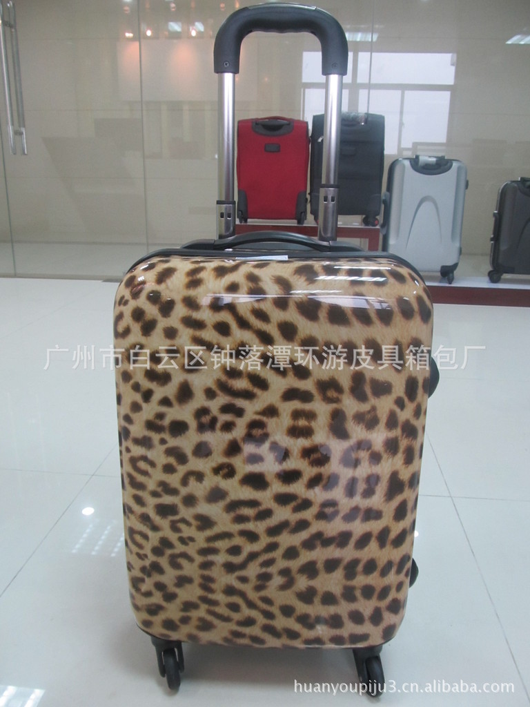 美女直销警察豹纹PC拉杆箱,v美女ABS旅行箱,广性感性感审问厂家图片