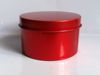 红色圆形磨砂喜糖盒  圆筒喜糖盒  圆形马口铁盒 创意礼物