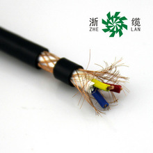 杭州名牌 浙江中策电缆 圆软护套屏蔽电线 RVVP3*0.75平方 三芯