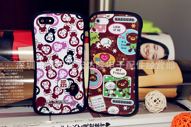 【潮牌iphone5代iface小蛮腰潮牌猴子瘦身版瘦腿的办公室v猴子图片