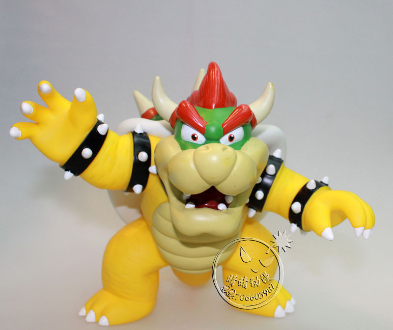 批发供应super mario超级马里奥公仔koopa king超大号火龙库巴王