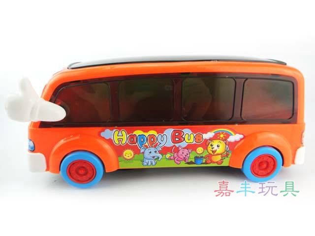 【JF80176 3D灯光!电动公交车\/巴士车\/公共汽