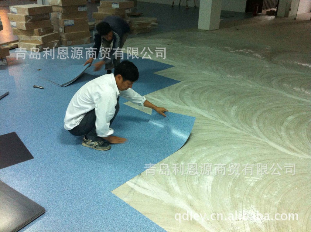 【青岛LG塑胶地板PVC地板地板革地胶垫韩国