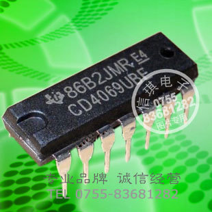 CD4069UBE CMOS  DIP-14ֱװ ԭװ