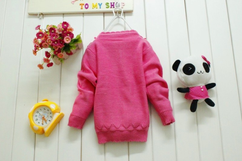 韩版新款秋季儿童毛衣 女童加长款毛衣 X55 口