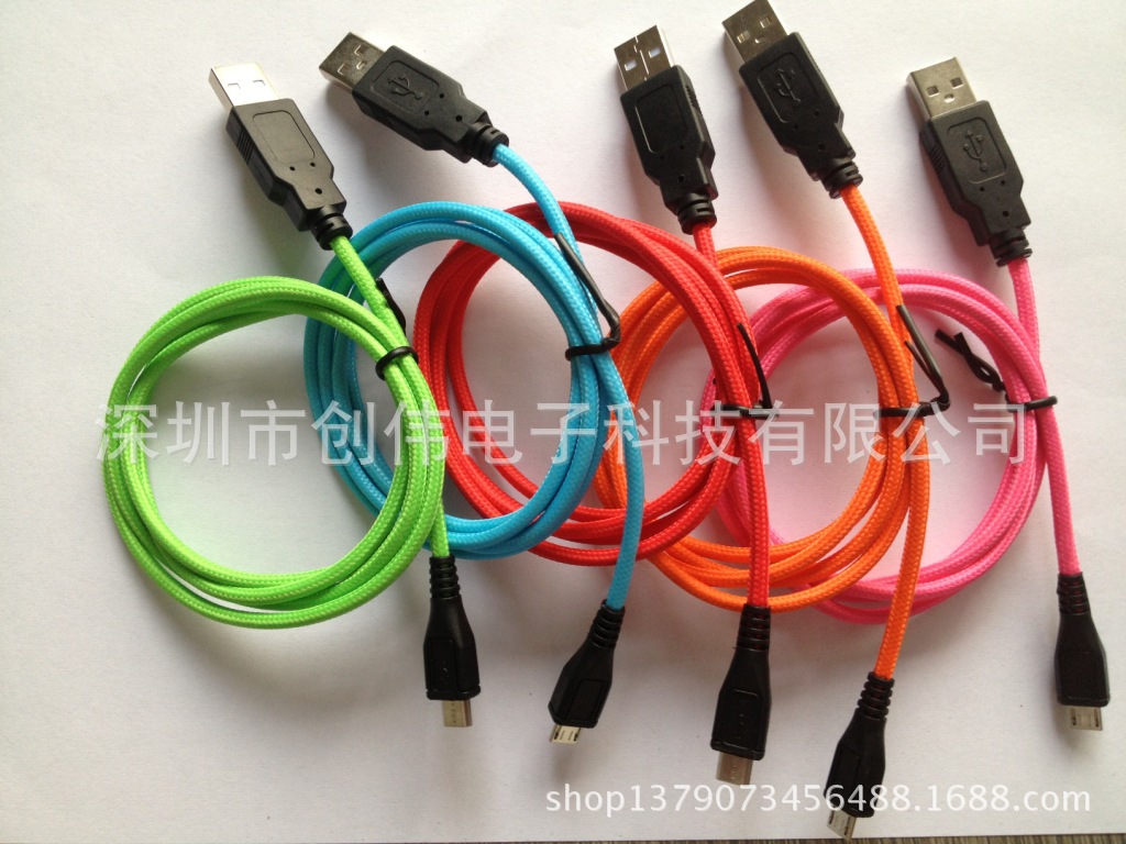 【HTC迈克数据线 Micro5P USB接口充电线 麦