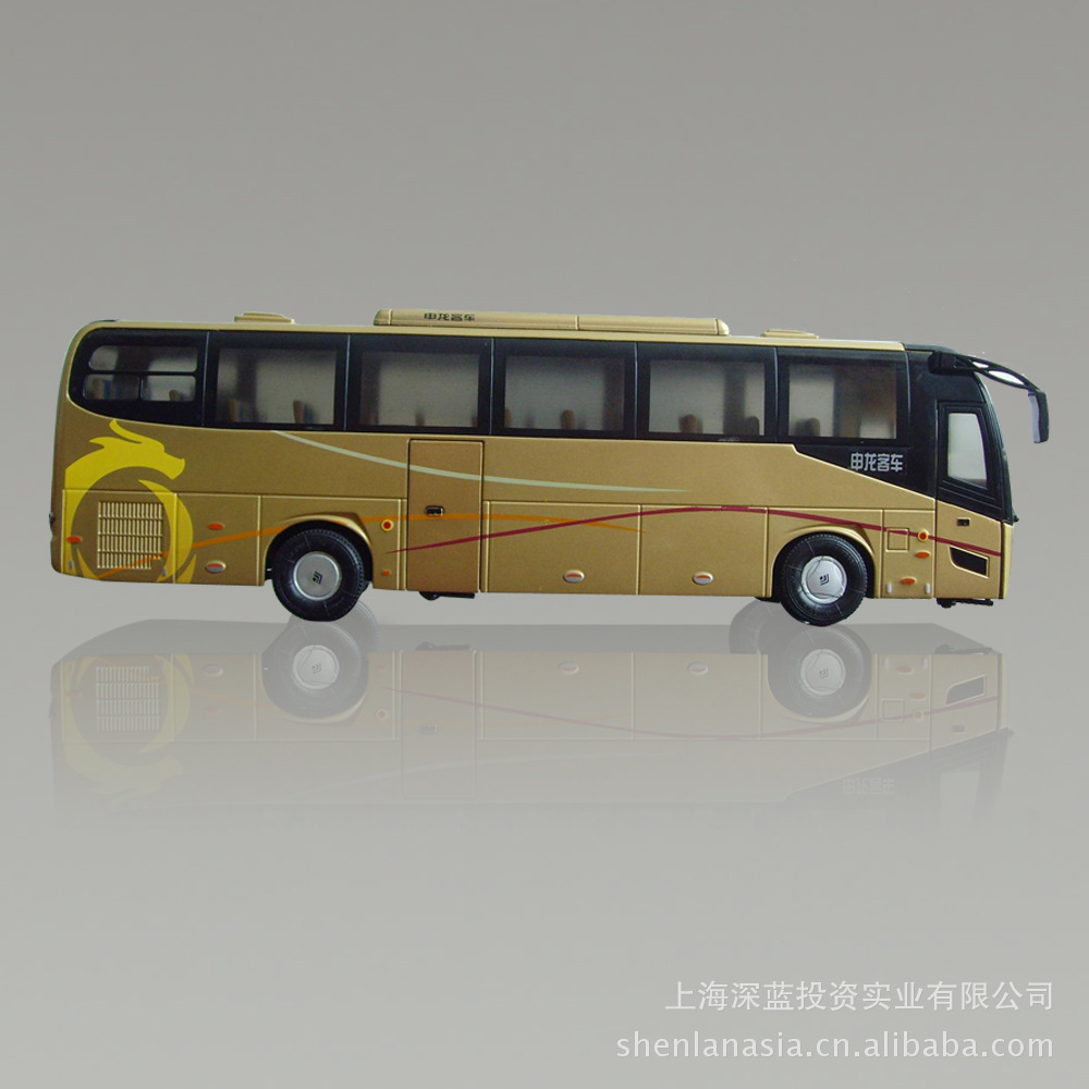 【逼真精致】申龙客车合金车模型模型玩具