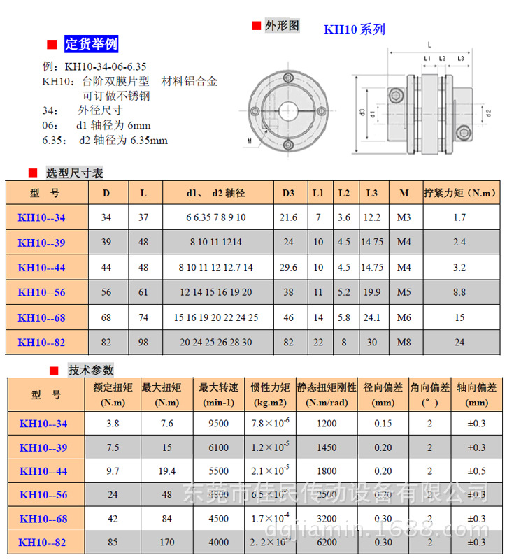 联轴器类型大全